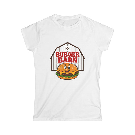 Burger Barn Full Front Logo Tee — Where No One Can Find You